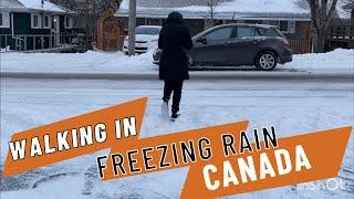 Freezing Rain In Nova Scotia || 2nd  Snow Storm of 2022|| Nova Scotia Life