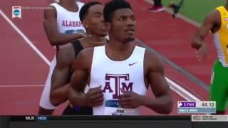 2017 NCAA Division I Mens 400m Finals - Fred Kerley Triumphs