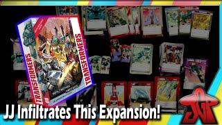 Transformers Deck-Building Game Infiltration Protocol expansion unboxing