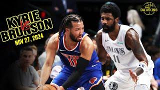 Kyrie Irving vs Jalen Brunson Point Guards Duel  | Nov 27, 2024 | FreeDawkins