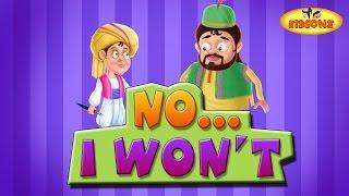 No I Won't | Funny Short Stories For Children - KidsOne