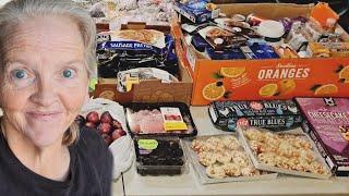 HUGE Food Bank Grocery Shopping Pantry Haul Helps Those in Need with Dignity, So Many BLESSINGS