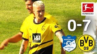 Reus Brace! | SV Westfalia Rhynern vs. Borussia Dortmund 0-7 | Highlights