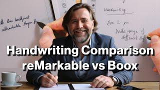 Best Writing Feel - reMarkable or Boox?