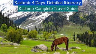 Kashmir Itinerary - Kashmir 4 Days Itinerary | Kashmir Travel Guide | Complete Guide by Heena Bhatia