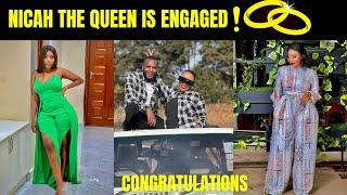 "Harusi Tunayo" NICAHTHEQUEEN is engaged to DJ SLAHVER. CONGRATS