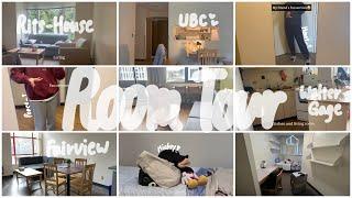 Room Tour of UBC＿Rits House, Walter Gage, Fairview＿Compare 3 dormitories in UBC