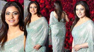 Beauty Queen Kajol Devgn Just Looking Like A Wao At Anand Pandit 60th Birthday Bash