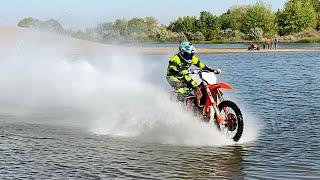 Dirt Bike Rides On WATER - Buttery Vlogs Ep67