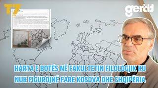 Harta e botës në fakultetin Filologjik ku nuk figurojnë fare Kosova dhe Shqipëria | #gjesi | T7