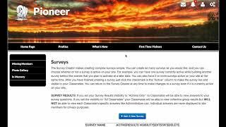 Video Tutorial on How to Use the Survey Maker