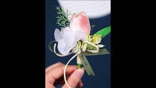 Tulip Artificial Flowers Wedding Corsage Boutonniere #wedding #weddingbook #weddingceremony