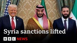 Donald Trump removes sanctions on Syria | BBC News