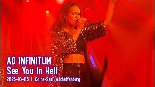 AD INFINITUM - See You in Hell; live @Colos-Saal, Aschaffenburg; 2023-10-05