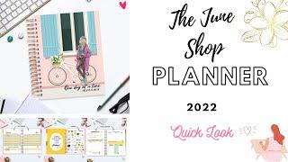 The June Shop planner 2022 walk through | S Vlogs