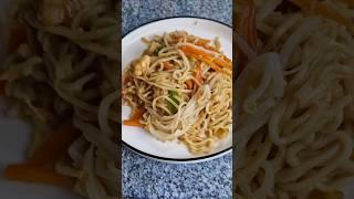 Recipe for Fried Chinese Noodles  #recipe#easy #asian #noodles #chicken #lunch #dinner