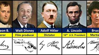 Coolest Signatures From Historical Figures - Most Iconic Signatures of All Time