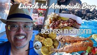 The Best Fish at Dimitri’s Ammoudi Taverna | Santorini Local Food | Restaurant Review