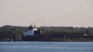 James R Barker with a HUUUUUUGE Master Salute! Upbound Sault Ste Marie 05.16.21