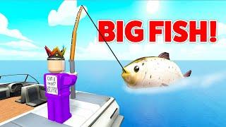 I Caught BIG FISH on Roblox