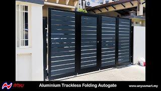 An Yu Aluminium Trackless Folding Autogate | Au Yu Smart Gate