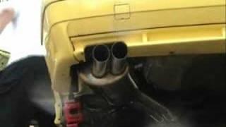 BMW M3 e36 3.2L FULL exhaust SuperSprint RACE