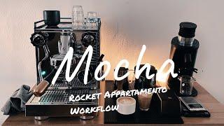 Make a Mocha at Home X Rocket Appartamento | DF 64 Grinder | Mochaccino | Workflow