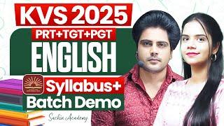 KVS 2025 ENGLISH DEMO by Sachin Academy live 11am