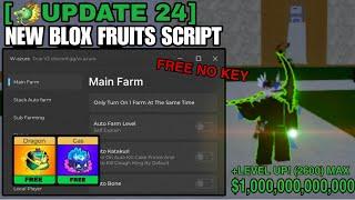 [UPDATE 24] Blox fruits Script GUI Pastebin | DRAGON FRUIT AUTO FARM LEVEL *NO KEY*