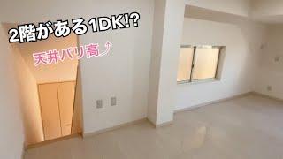 【こんな1DK住んでみたい⁉︎】隠れ家チックな上階部屋〜