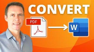 EASILY convert PDF file to Word document without any software