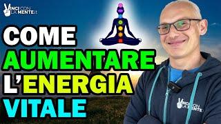 Come Aumentare l'Energia Vitale (7 Strategie Scientifiche)