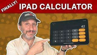 Using the iPad Calculator App