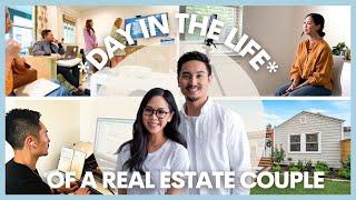 *REALISTIC* DAY IN THE LIFE OF A REAL ESTATE COUPLE || SHOOTING VIDEO CONTENT AND HOME INSPECTIONS