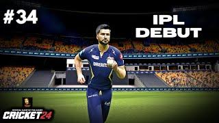 IPL Debut For Gujarat Titans - Cricket 24 My Career Mode - RtxVivek #34