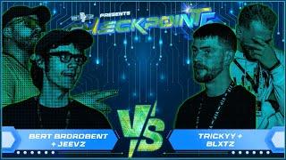 BERT BROADBENT & JEEVZ Vs TRICKYY & BLXTZ | Don't Flop Rap Battle