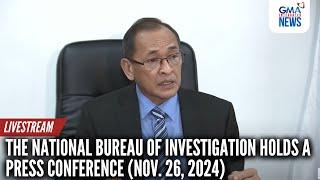 LIVE: NBI press conference (November 26, 2024) - Replay