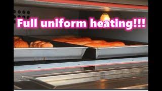 High efficiency stainless steel bakery machinery deck oven