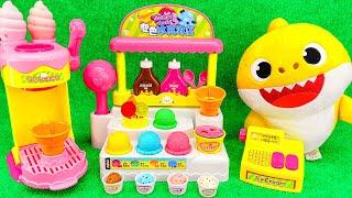  LIVE  Satisfying with Unboxing Cute Baby Shark Ice Cream Shop Toys  Pororo Refrigerator ASMR