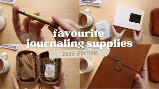 my favourite journaling supplies from 2023 