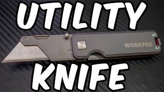 The WORKPRO Titanium Utility Knife - A boxcutter for EDC?