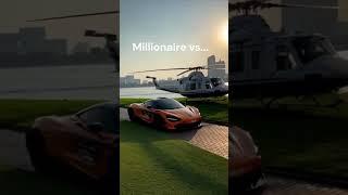 Millionaire vs... #shorts #supercars