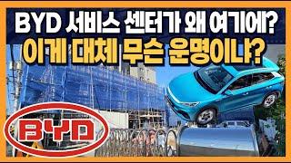 BYD 서비스 센터가 왜 여기에? "이게 대체 무슨 운명이냐?"