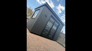 Metal insulated panel garden room French door fit, part 6