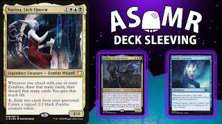 MTG Varina, Lich Queen commander deck | ASMR Deck Sleeving & stats