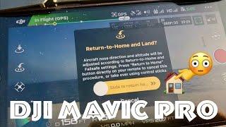 Return to Home (RTH) Feature & Settings Review for DJI Mavic Pro Quadcopter Drone