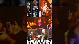 Dimebag Darrell Lookalike at Pantera Concert on Stage #dimebagdarrell #shorts