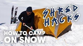 How To Camp On Snow w/ Xavier de le Rue | Red Bull How-To