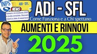 ASSEGNO DI INCLUSIONE e SUPPORTO FORMAZIONE LAVORO 2025AUMENTI+RINNOVOCome Funziona e a Chi Spetta