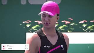 Live: Iga Swiatek Vs Karolina Muchova- Indian Wells 2025 - Pre Quarter -Official game Of ATP & WTA